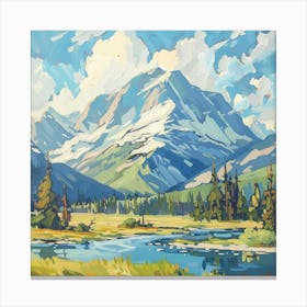 'Mountainscape' Canvas Print