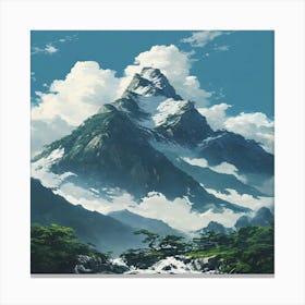 Mountain Landscape 5 Canvas Print