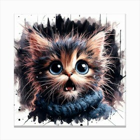 Cute Kitten 1 Canvas Print