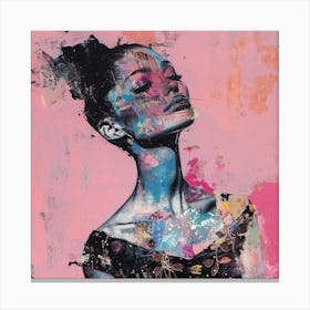 'The Girl In Pink' Canvas Print