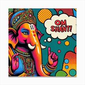 Ganesha 38 Canvas Print