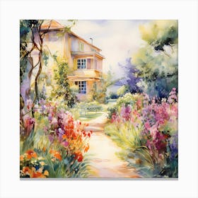 Brushstrokes of Romantic Elegance Canvas Print