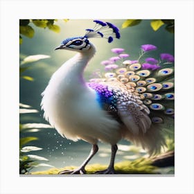 Peacock 1 Canvas Print