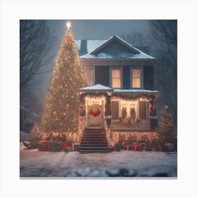 Christmas Tree 67 Canvas Print