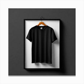 Black T - Shirt 2 Canvas Print