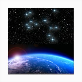 Constellations In The Sky   Canvas Print