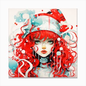 Red Haired Girl Canvas Print