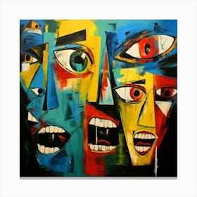 Faces Of The World Canvas Print