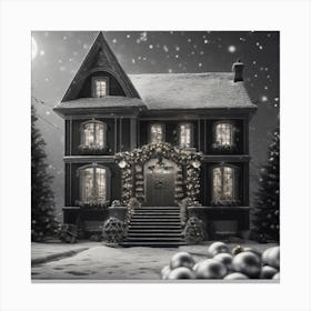 Christmas House 33 Canvas Print
