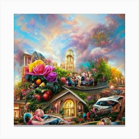 Lolabee Villa Canvas Print