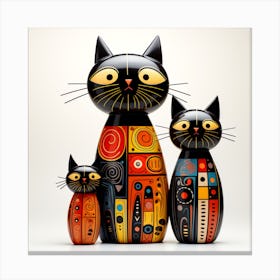 Feline Decor Canvas Print