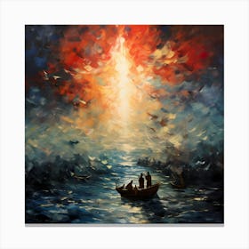 Monet's Artistic Symphony Canvas Print