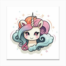 Unicorn 60 Canvas Print