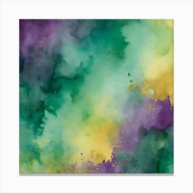 Abstract Watercolor Painting 8 Canvas Print