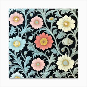 Daisies Art Canvas Print