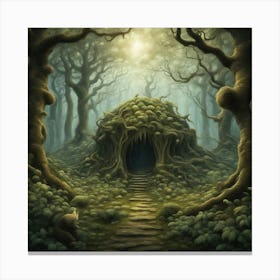 House In The Forest 6 Canvas Print