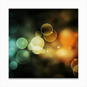 Abstract Bokeh Canvas Print