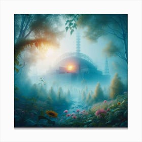 Forest In The Fog Canvas Print