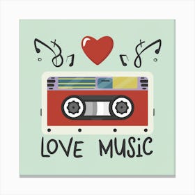 Love Music Canvas Print