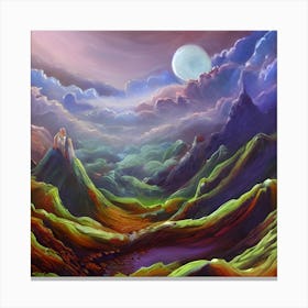 Alien Landscape 2 Canvas Print