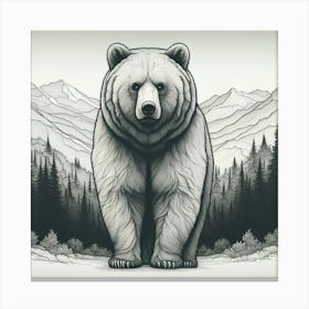 Grizzly Bear Canvas Print