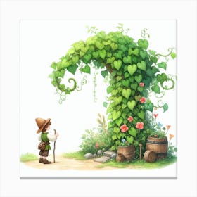 Jack and the Beanstalk 1 Canvas Print