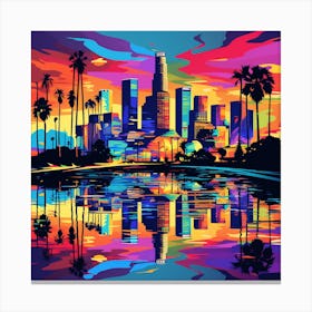 California Skyline Canvas Print