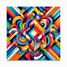 Abstract Geometric Art Stampe su tela