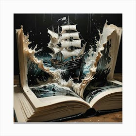 Book Art Canvas Print