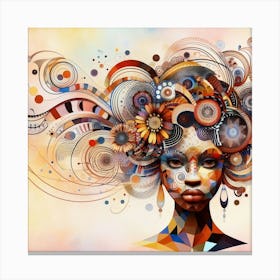 Female memory Canvas Print