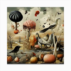 'Pumpkin Patch' Canvas Print