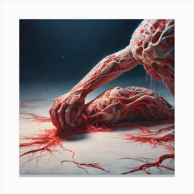 Blood And Flesh 2 Canvas Print
