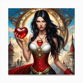 queen Ruby Canvas Print