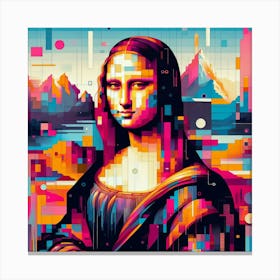 Mona Lisa 6 Canvas Print