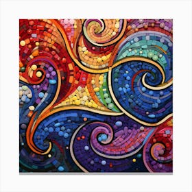 Mosaic Art Canvas Print