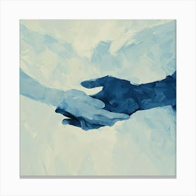 Angels Holding Hands Canvas Print