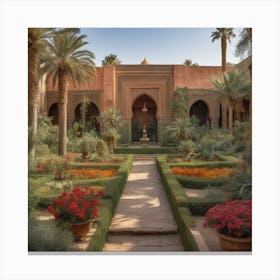 Garden In Marrakech 08 Canvas Print