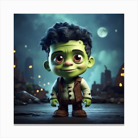 Baby Frankenstein 5 Canvas Print