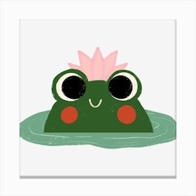 Cute Little Frog Canvas Print