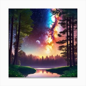 Milky Way 45 Canvas Print