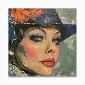 French Glamour 1960's French Chic Series Canvas Print