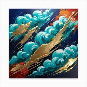 Azure Sky Canvas Print