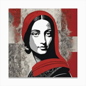 Lady Of Switzerland Canvas Print