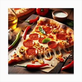 Pizza3 Canvas Print