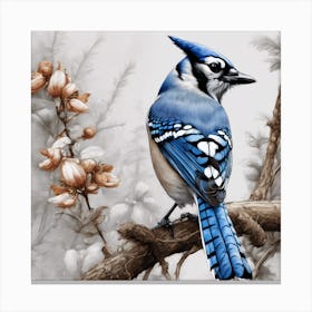 Blue Jay 3 Canvas Print