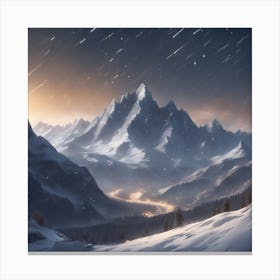 Winter Landscape 44 Canvas Print