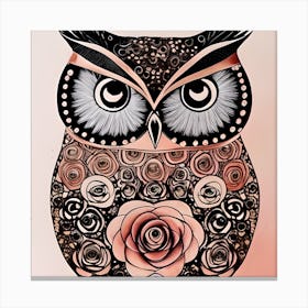 Pretty Owl 3 Canvas Print