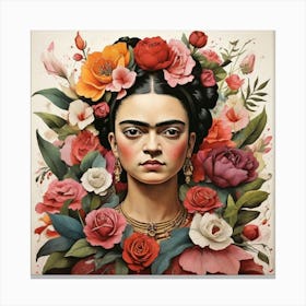 Frida Kahlo paintings 2 Canvas Print