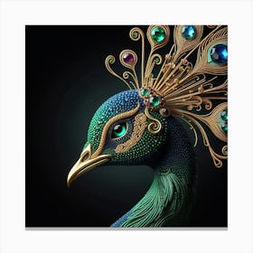 Beautiful Peacock 2 Canvas Print