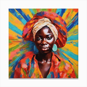 African Woman Canvas Print